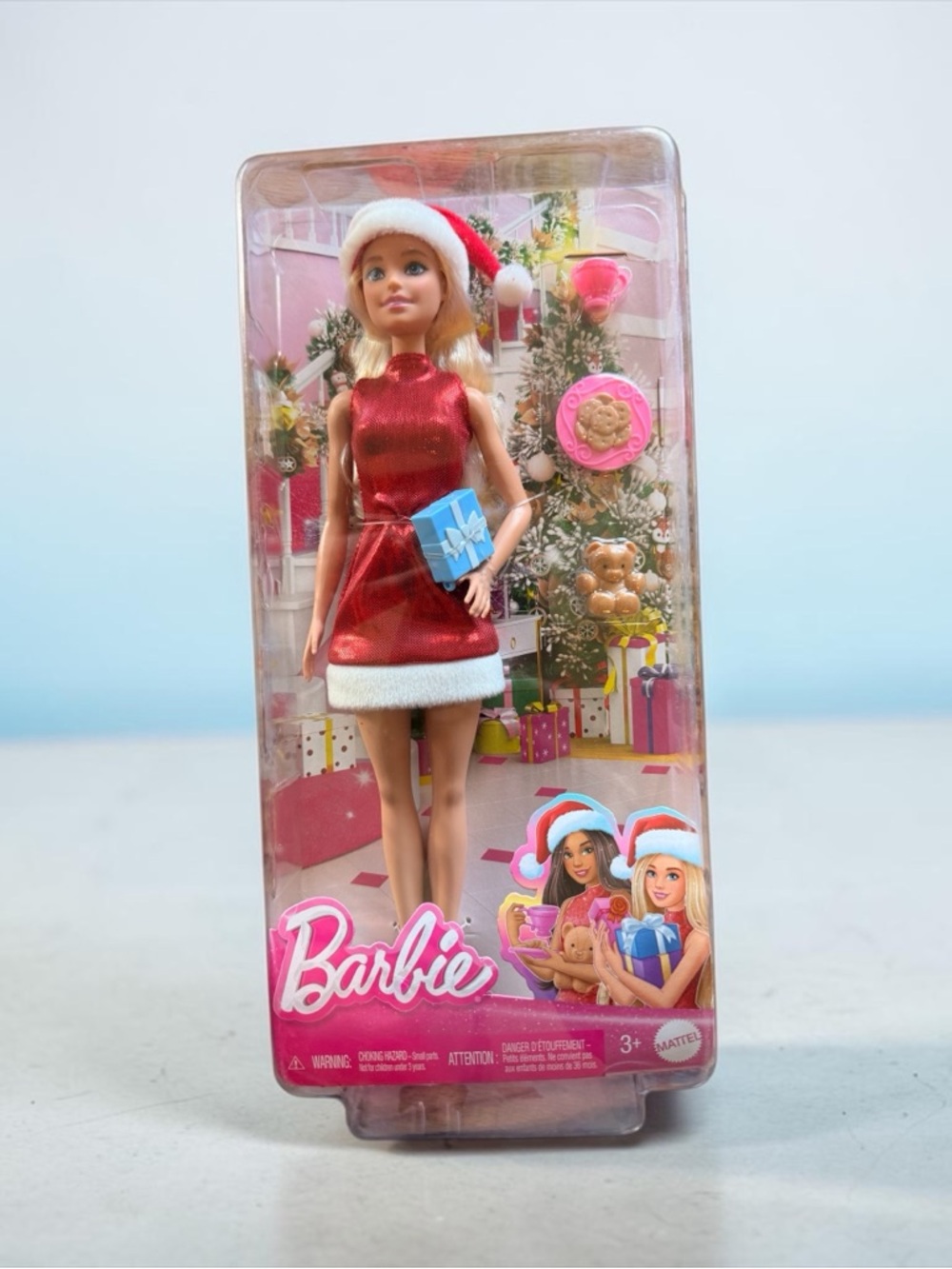 Barbie Red and White Holiday Gift Doll